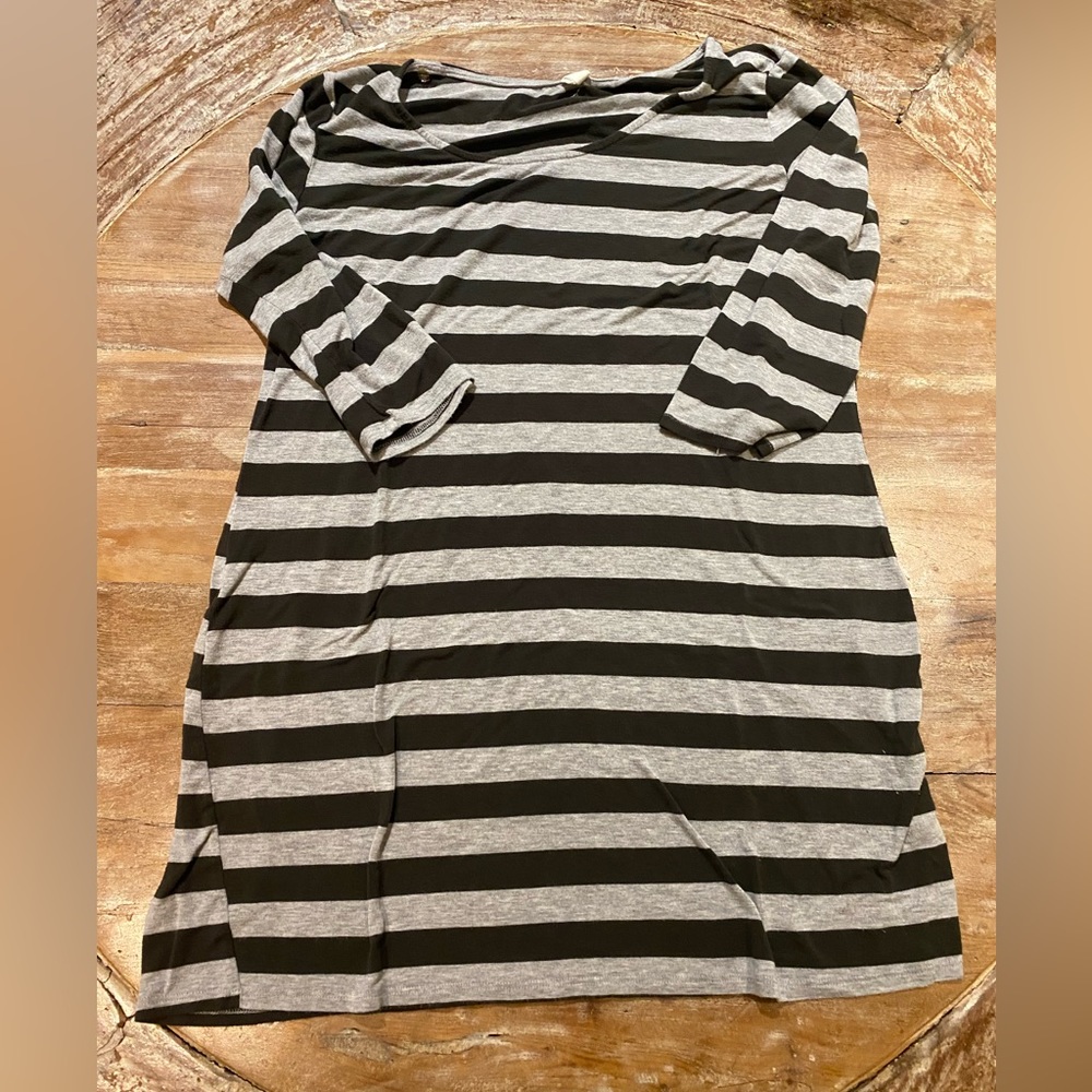 PinkBlush Maternity Stretch Striped Shirt